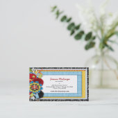 Schulthema Visitenkarte (Stehend Vorderseite)