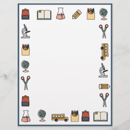 Schulthemenlehrer Busbuchwelt Briefbogen