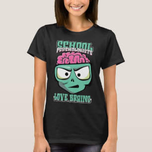 Schultherapeut Psychologe Zurück zur Schule Psycho T-Shirt