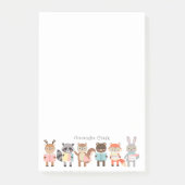 Schultiere Post-it Klebezettel (Vorderseite)