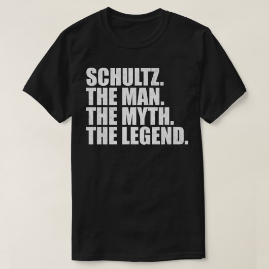 SchultzSchultz Familienname Schultz Nachname Schul T-Shirt (Design vorne)