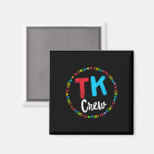 Schulübergang Kindergarten Team Crew Magnet (Vorderseite/Rückseite)