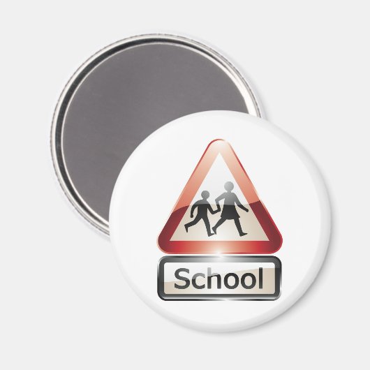 Schulübergang Magnet (Vorderseite/Rückseite)