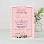 Schulung Begrüßung der Babydusche Einladung (Stehend Vorderseite)