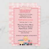 Schulung Begrüßung der Babydusche Einladung (Vorne/Hinten)