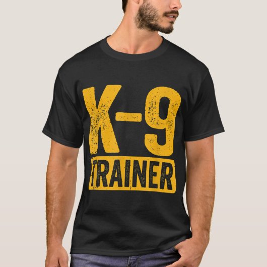 Schulung des Polizeihundeführers K9_1 T-Shirt (Vorderseite)