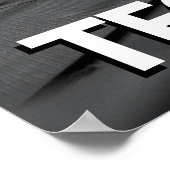 Schulung Fitness Business Logo Technique Poster (Ecke)