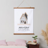 Schulung für Ärzte im Custom House Wandteppich Mit Holzrahmen (Schlafzimmer)