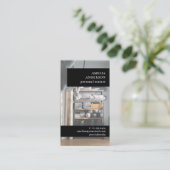 Schulung für Personal Trainer Fitness Coach Workou Visitenkarte (Stehend Vorderseite)