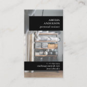 Schulung für Personal Trainer Fitness Coach Workou Visitenkarte (Vorderseite)