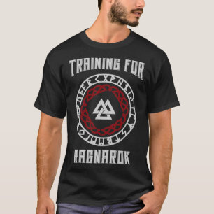 Schulung für Ragnarok Viking Fitness Bodybuilding T-Shirt