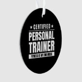 Schulung für zertifizierte Personal Trainer Gym Qu Ornament (Vorderseite)