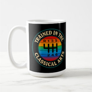 Schulung in der manuellen Übertragung der klassisc Kaffeetasse