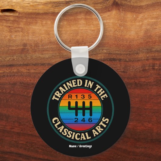 Schulung in der manuellen Übertragung der klassisc Schlüsselanhänger (Vorderseite)