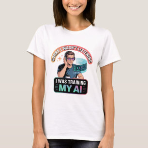 Schulung meines künstlerischen KI-Zitats T-Shirt