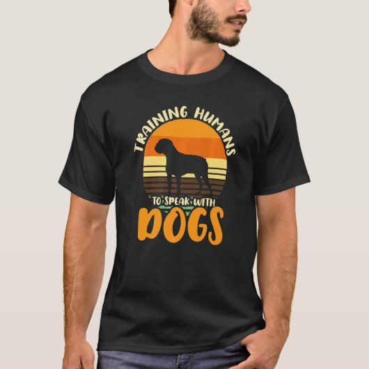 Schulung von Menschen zum Umgang mit Hunden-Traine T-Shirt (Vorderseite)