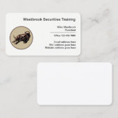 Schulung von Wertpapierdienstleistungen Visitenkarte (Vorne/Hinten)