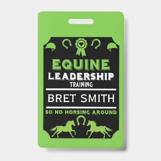 Schulung zur Führung von Pferden Ausweis (Vorderseite)