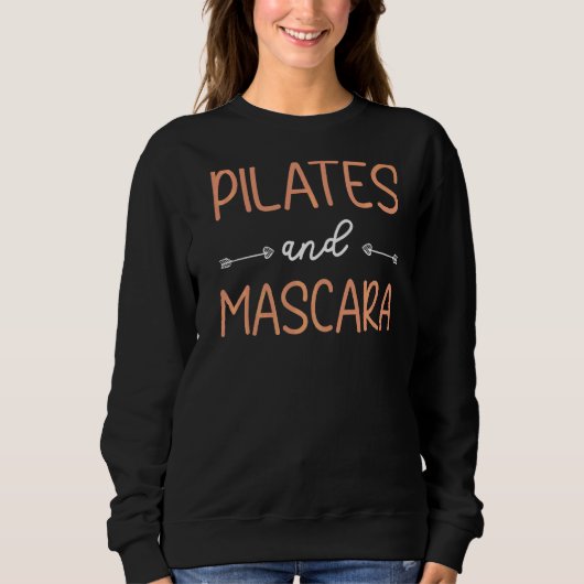 Schulungen für Pilates und Mascara Fitness Sweatshirt (Vorderseite)