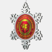 Schulungsbefehl 108. schneeflocken Zinn-Ornament (Rechts)