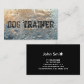 Schulungskarte für coole Eishunde Visitenkarte (Vorne/Hinten)