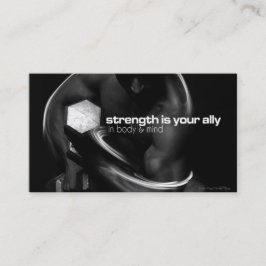 Schulungskarte für die Stärke Visitenkarte