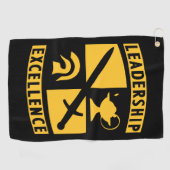 Schulungskorps für die ROTC-Reserve Golfhandtuch (Horizontal)