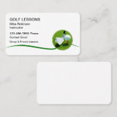 Schulungslehrer für Golfunterricht Visitenkarten Visitenkarte (Vorne/Hinten)