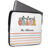 Schulungslehrer Retro Laptopschutzhülle (Vorne Rechts)