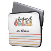 Schulungslehrer Retro Laptopschutzhülle (Vorderseite Links)