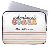 Schulungslehrer Retro Laptopschutzhülle (Vorderseite)