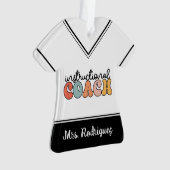 Schulungslehrer Retro Ornament (Vorderseite)