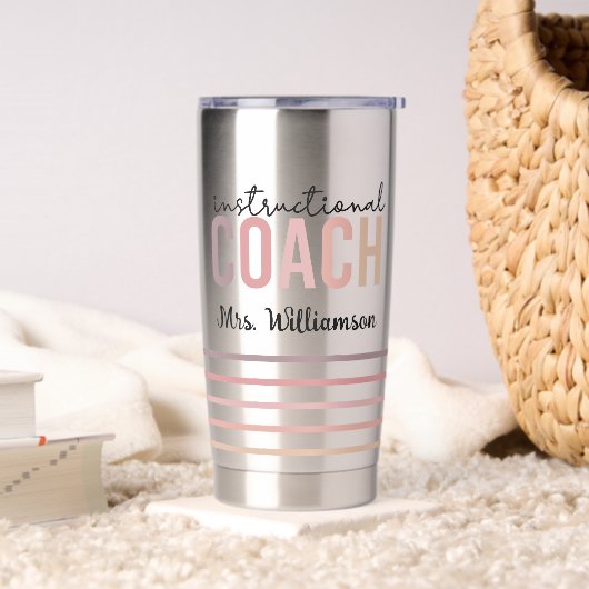 Schulungslehrer Retro Thermobecher (Wohnzimmer)