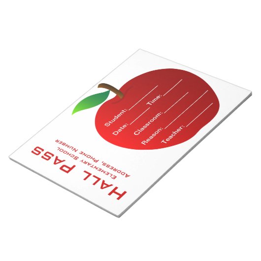 Schulungsraum Notizblock (angewinkelt)