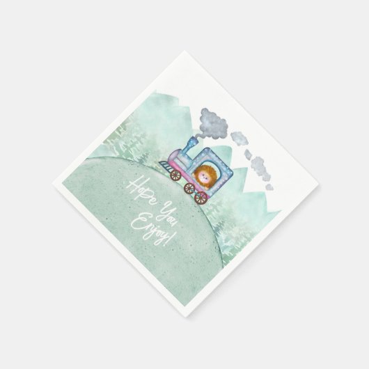 Schulungsthema Geburtstagsparty Serviette (Ecke)