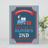 Schulungsthema Party Geburtstag Begrüßungszeichen Einladung (Stehend Vorderseite)