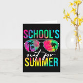 Schulunterricht für Schüler im Sommer Abschluss Karte (Gelbe Blume)