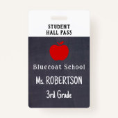 Schulunterricht oder Studienpass Ausweis (Rückseite)