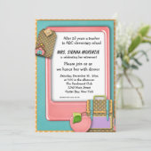 Schulveranstaltung Einladung (Stehend Vorderseite)