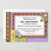 Schulveranstaltung Einladung (Vorne/Hinten)