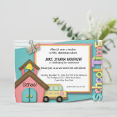 Schulveranstaltung Einladung (Stehend Vorderseite)