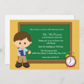 Schulveranstaltung * Hintergrundfarbe Einladung (Vorne/Hinten)