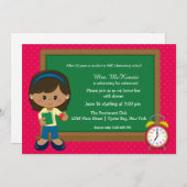 Schulveranstaltung * Hintergrundfarbe Einladung (Vorne/Hinten)