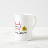 Schulverkehrspolizei-Tasse Porzellantasse (Vorderseite Rechts)