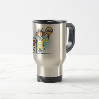 Schulverkehrspolizei-Tasse Reisebecher