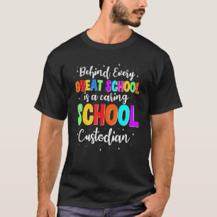 Schulverwalter Großer Janitor-Garde Caretaker Hos T-Shirt