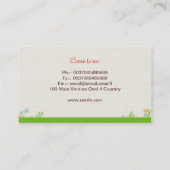 SchulVisitenkarte Visitenkarte (Rückseite)