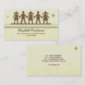 SchulVisitenkarte Visitenkarte (Vorne/Hinten)