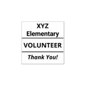 Schulvolunteer Hand Briefmarke Gummistempel (Prägung)