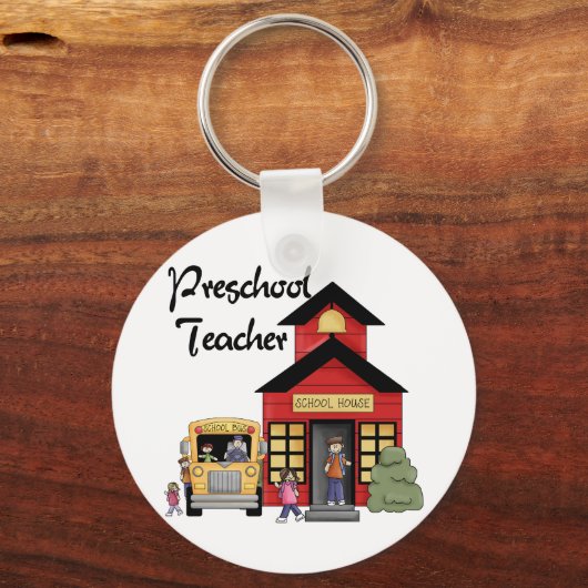 Schulvorschullehrer - Tshirts und Geschenke Schlüsselanhänger (Vorderseite)